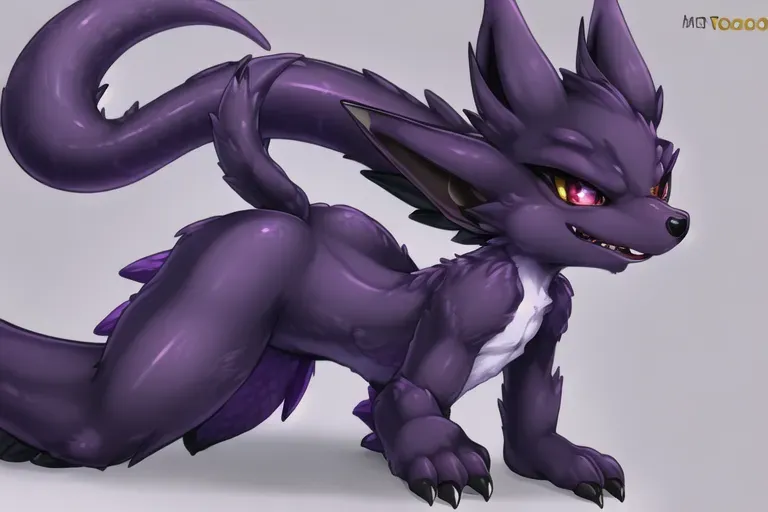 male, furry, kobold, anthropod, kobold, dick, big balls, muscular, submisive, neck colar, petit, precum, scalie, purple scales, purple skin, long tail, solo, thick thighs, big ass,