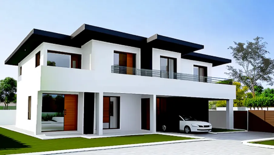 house with girl inside