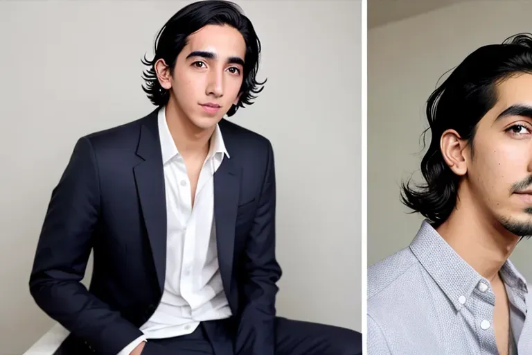 White Dev Patel