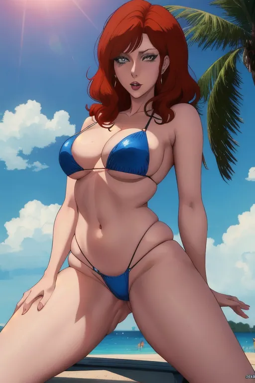 lois griffin, bikini slut, fuck my pussy, open pussy, aroused, explicit, extremely detailed, pretty, 8K, smooth, high resolution,