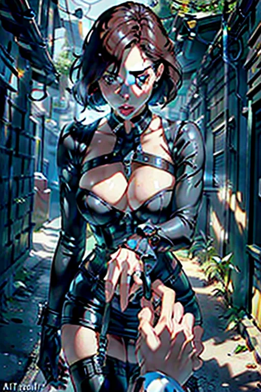 <lora:proposal_pov:1>
NO NUDE, ultra detailed 8k photo of fully dressed (((((NOT NUDE))))), LATEX trans girl IN black stiletto high heel latex boots, perfect teeth, anatomically correct, five fingers per hand, detailed face, realistic skin texture, realistic teeth, photorealistic cock, HD resolution, HD wallpaper, soft lighting, professional, realistic, photorealistic, highly detailed, professional photograph, soft focus, Ray tracing, (photorealistic), intricate details, similar to Angelina Jolie (((accurate face))), (FLAT CHEST, COVERED (flat) breasts), (wearing a LATEX CORSET, slave harness, LATEX SKIRT), (slave collar), ((in a brothel)), ((full frontal view)), lustful, seductive, (struggling), demanding, orgasm look, blonde ((short SHAVED HEAD)) hairhighly detailed eyes, perfect eyes, beautiful face, ((slender athletic build)), RAW color, canon lens, sharp focus, earrings, (leather shackles), (depth of field:1.3),(photorealism:1.8), (masterpiece), perfect 5 fingers on the hand, perfectly anatomicaly placed LEGS, she want to fuck somebody with a strapon on a belt placed on her pelvis