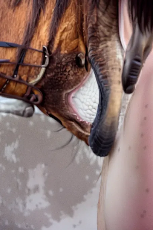 girl wih horse vagina