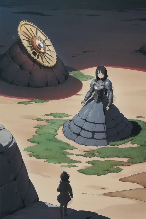 ghibli style, Solare if Astora , dark souls , 1man, solo, ((masterpiece)) <lora:dpmg_ghibli_style:0.92>