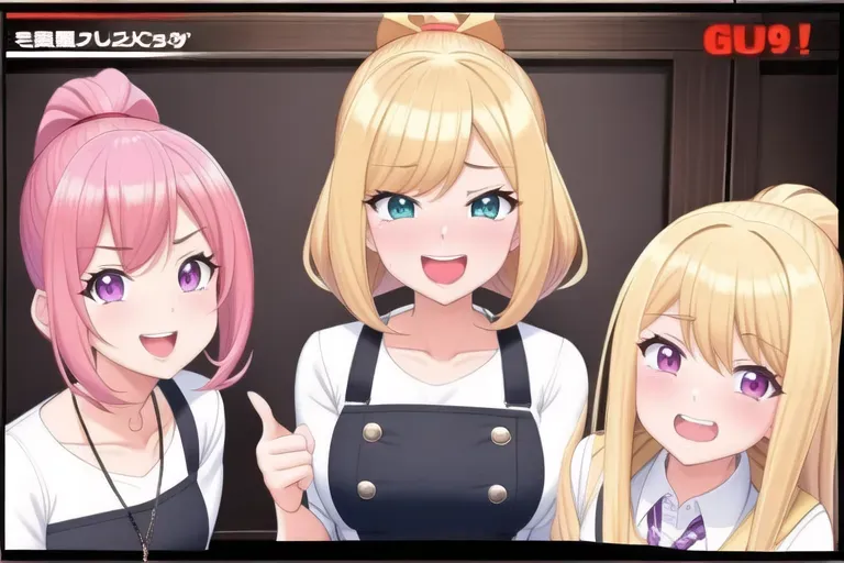 clothed bullies laughing at viewer,pov,mean girls,bullying,teasing,mean look,smug look,sadistic look,looking down at you,making fun of you,humiliating you,pointing phone at viewer,8k