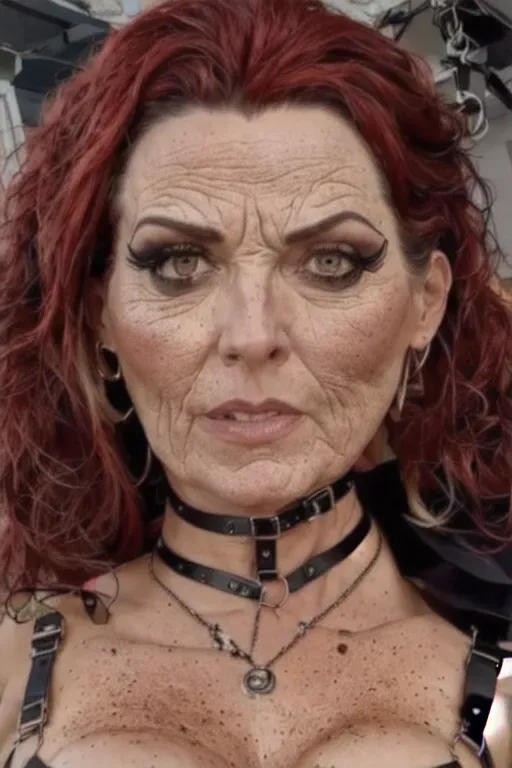 photorealistic high resolution photo, accurate face, high detail, bdsm women