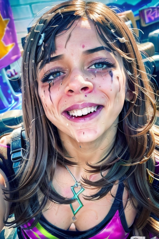 <lora:PN7xrGpnVMg_Jenelle:0.99>, (Hypnotized), (photo realistic:1.37), (magazine photoshoot), glistening skin, fair skin, pale skin, (detailed skin texture, goosebumps), (((brown hair, mussed hair))), ((perfect lips)),
((looking straight up at camera)), (in a night club, wearing a tiny_bikini), (big wide smile), ((wet sticky face)), ((smeared makeup, ruined makeup, dpmg_runny_makeup_v1:1.3)), ((thick cum leaking from her mouth, cum facial, vile cum)), ((((dpmg_face_cum_v1:1)))),
realistic colors,
natural lighting,
(best quality), <lora:dpmg_add_detail:0.3>, beautiful,(high resolution), (((masterpiece))), (uhd), (8k),