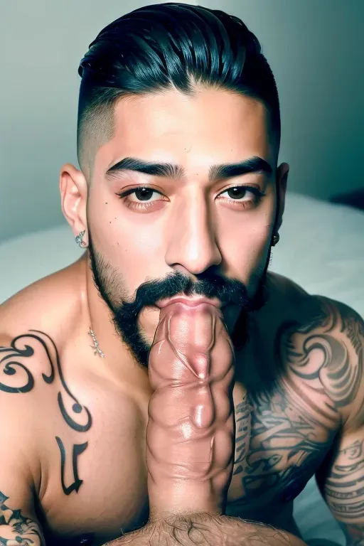 masterpiece realistic, top-quality image, high-resolution photograph (8k) of Maluma (short hair, slightly hair pecs) fully nude on his knees with a big dick in his mouth (sucking cock)(blowjob)(lips around a penis), his face in perfect light looking up covered in cum (very highly detailed face, sharp accurate eyes, very realistic handsome Colombian face (light stubble) accurate highly detailed textured skin (pores), accurate tattoos), ((cum dripping from his chin and mouth)), artistic aesthetic, cocksucker, cum slut, (facial), cum, eyes, face fuck ((((photorealistic Maluma covered in cum with a huge cock deep inside of his mouth)))) photorealism