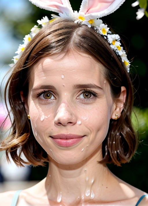 (skinny Felicity Jones as easter bunny:1.25),
(accurate face, photorealistic face,perfect face,detailed face:1.27),
dpmg_face_cum_v1, (covered in white cum, cum on face, facial, bukkake,cum on hair:1.283)
<lora:bukkake:0.2>,on street,(face close up:1.15),serious,
uncensored,
HDR, UHD, 64K,
Highly detailed,
Studio lighting,
Professional,
Unreal engine,
Vivid Colors
