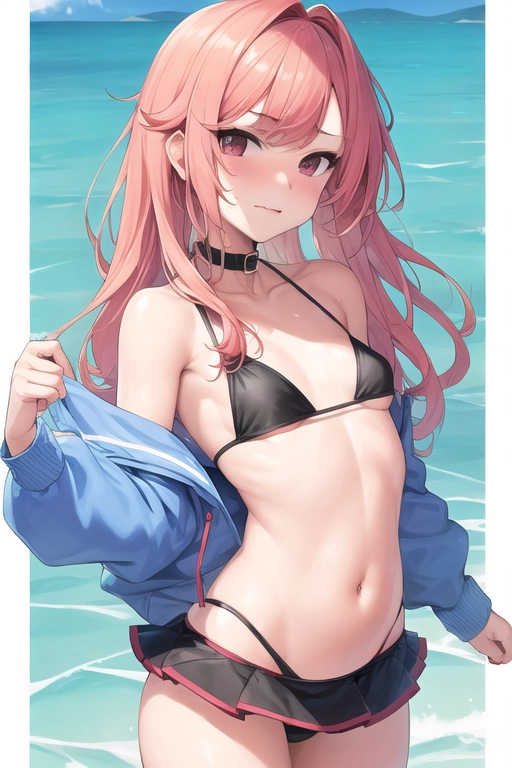 teen, bikini, (random face:1.4), (outfit:1.5), 8k, nice (small breasts:1.4), (slut:1.4),