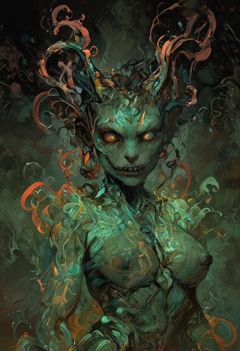 AI Art by MAGENTA CHARIZARD | Dopamine Girl