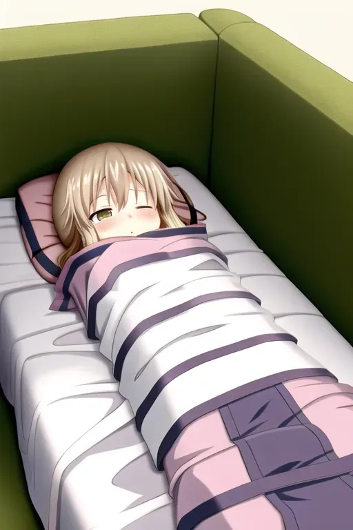 made in abyss anime, lay on bed