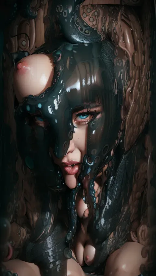 Portrait foto of, nude sexy longing shameless, (((Young nude getting fucked by tentacles))), (((Lots of tentacles))), ((((Tentacles squeezing giant tits)))),(((Getting fucked hard))), (((futa))), (((large cock))), futa, large cock, tentacles, blue eyes, ((accurate face)), show full body, nude, sexy pose, ((((giant tits)))) (((large hips))). (((Large ass))), beautiful face,beautiful lips,detailed large eyes,curved eyebrows,cinematic lighting,studio lighting,professional,editorial, female orgasm, blowbang, (((looking fiercely straight into the camera)))