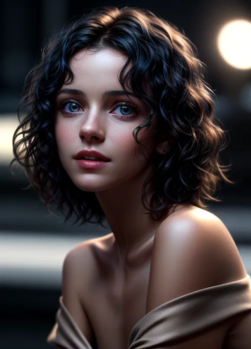 Dopamine Girl 8k Photorealistic Ray Traced Lighting Cinematic Ultra Realistic Face High 