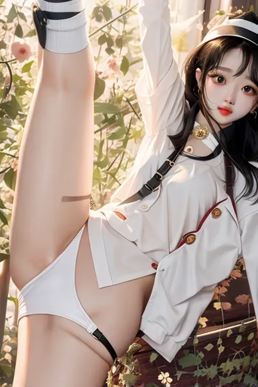 No panties, mini skirt, nude pussy, look like inspration, dpmg_asian_aesthetic_v1