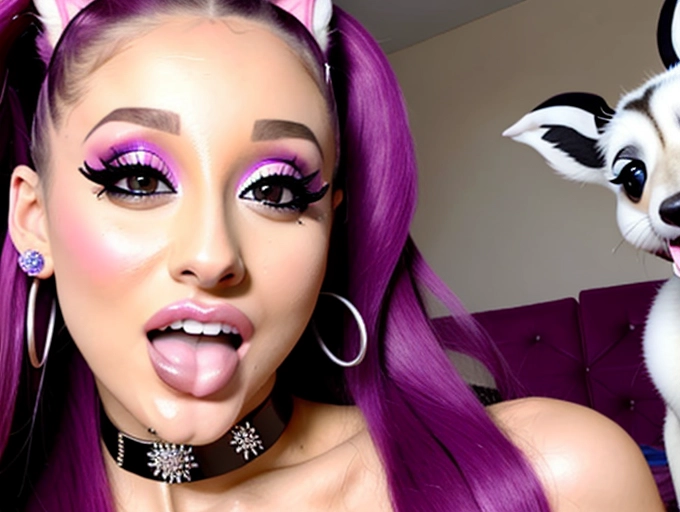 Young Deaged ariana grande ahegao