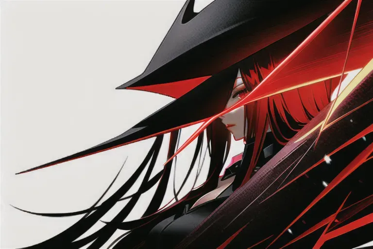 Concept art of, Rihanna, as a necromancer, wearing necromancer armor with skulls, red straight hair, black staff, red magic,