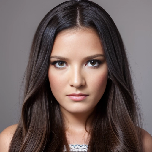 a beautiful young (teenage) girl with long hair, (largest huge eyes:1.2),
realistic, masterpiece, long eyelashes, mascara