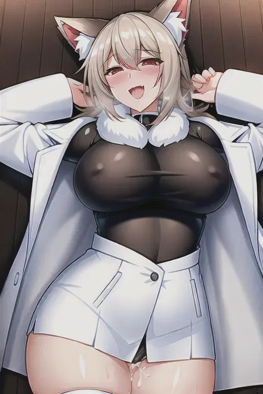 Female, furry, cum, orgasm, pleasure, wet, semen.