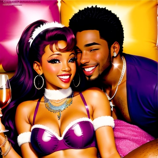 party flyer, swinger party, lifestyle, theme is the 1990s, interracial, polyamory, open relationship, laughing, smiling, happy,