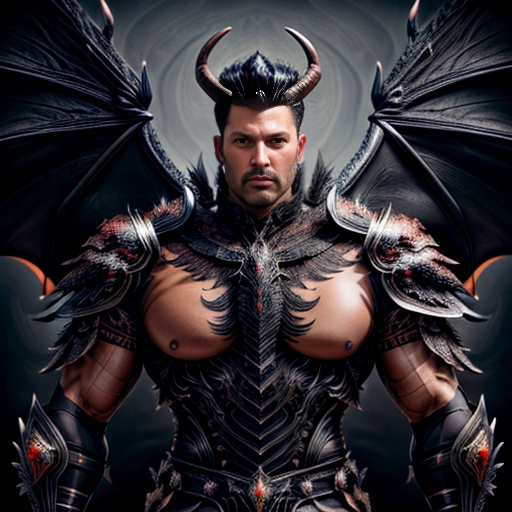 A professional 8k photograph of a very tall and muscular male warrior with dark tanned skin and short black hair riding a huge black dragon
Warrior is wearing black leather dragon themed armor
Dragon has multiple horns
<lora:dpmg_add_detail:1>
<lora:dpmg_fantasy_armor:1>