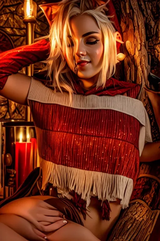 Use the face in the photo, nsfw, elf ears