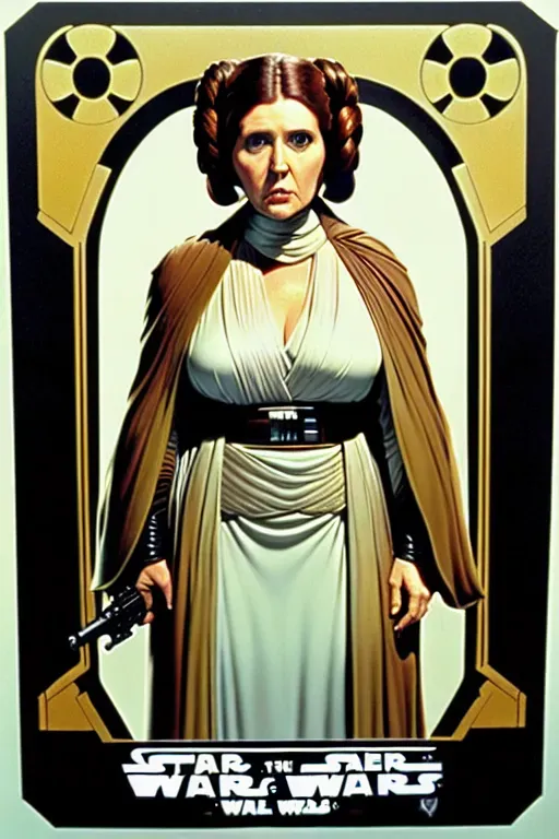 Star Wars Princess Leia Jabba Book Cover Satire Cover 11x17 Glossy