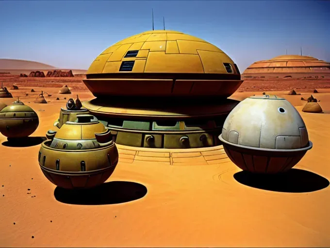Jabba the Hutt, on the planet tatooine from the Star wars movies,