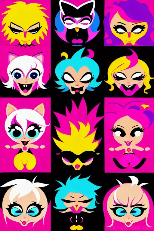 trauma toons, orgy, sexy clothing, bright colors, chibi, sex, ((orgy)), crazy, ((naughty))sloppy, dripping, wet,