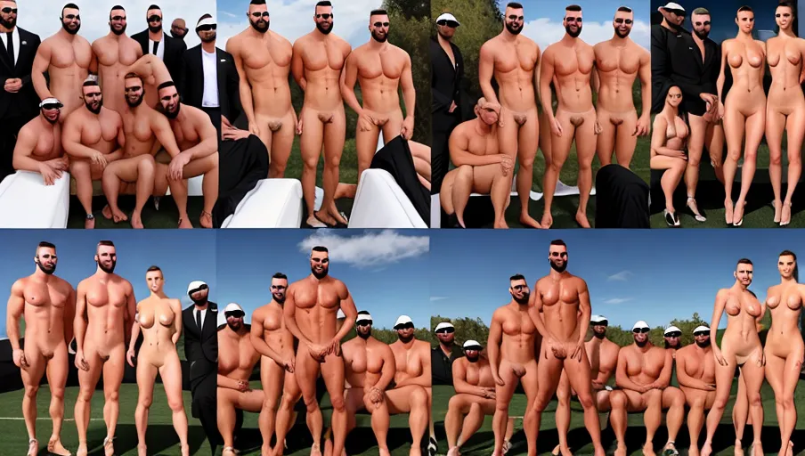 Travis Kelce, and, Emily Ratajkowski, naked, erect penis, (accurate faces)