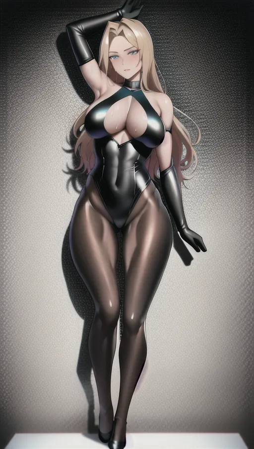 An 8k high resolution, wide angle full body x-rated photo of catwoman in peril, captive woman, tied to a stake in the ground, hands above head, camel toe crotch, (((BONDAGE))), corset, waist cincher, wet, sweaty, bondage, ((ARM CUFFS)), 18, blond messy long hair, front, medium breasts, fitness model, toned muscles, beautiful, blue eyes, long beautiful legs, small hips, perfect body, oiled body, legs toned, arched, orgasm,((((detailed female anatomical features)))),(((detailed gorgeous face features))),(((erotic scene))), beautiful lips, textured oiled skin,(((fairer skin))),(((ultra-detailed large breasts))), editorial, aesthetic scene, best quality, high definition, all body in the frame,