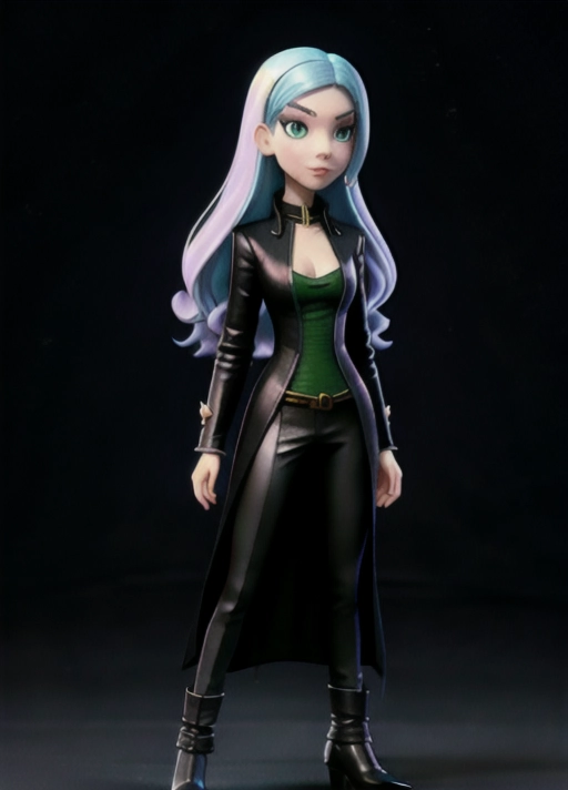 dpmg_anya_taylor_joy_v1 as a Dungeons and Dragons goth sexy warlock, dressed in black, full color character sketch, whole body against plain white background