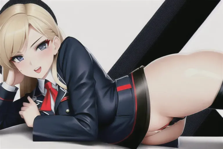 Sexey nazi girl in uniform