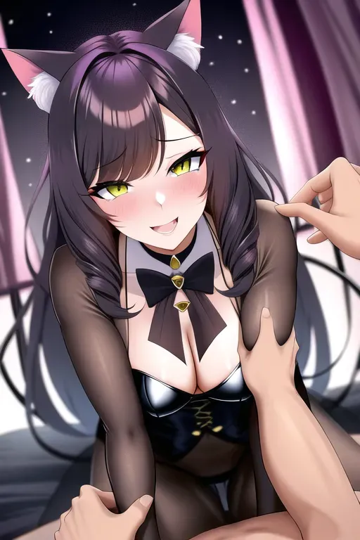 Pov of a cat girl fucking a guy
