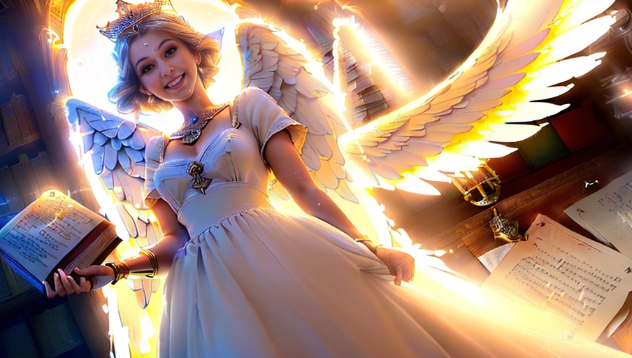 a 64k high detailed photo of body shot of
straight female
HDR
Professional
(((Covered with dress)
((walking))
((Has dress))
Military
Ultra Detailed
Best Quality
Most Detailed
((Angel
Wings))
Angelic
Lighting
Love
Hope
Magic casting
Crown
Smiling
King
happy
Glory
Warrior
Angels
Angelics
Positivity
Happiness
ecstasy
enraptured
sweaty
saving
God
Royalty
Morality
Goodness
True Good
Power
Force
Authority
Ethical
Saviour
orgasm face
Halo
short Hair
Always and Forever Sentimental
in heat
hot ultra
hot
best
best lighting
tantric
Neutral
Brilliant
Logical
Compassionate
Perfect
Perfection
Exciting
Integrity
Winged
Courage
Purity
Harmony
Beauty mark on upper lip
((Female))
Ethereal Lighting
Celestial Lighting
(((With Book))
((With God Item))
(In dress)
((God Tech))
with items of power