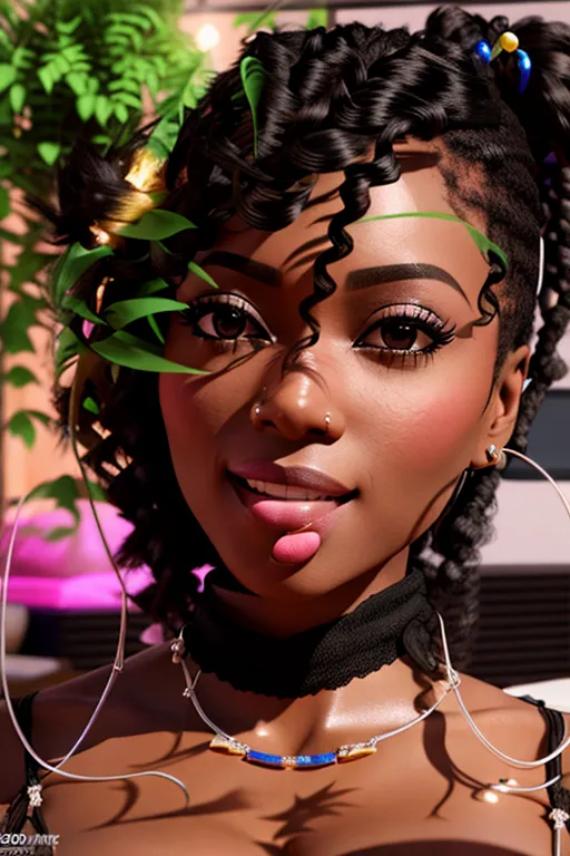 an ultra detailed professional studio photograph of, African Asian mixed woman, smiling, looking at me ,(wearing black panties),((showing pussy)),(wearing black stockings),sitting,in living room, small natural breasts,showing cleavage,five slender fingers,horny, ponytail,gorgeous face,beautiful lips, sexually aroused,curved eyebrows,curved eyelid,wearing necklace,wearing earrings,highly detailed, sexually excited, confident, bokeh,cgsociety,sharp focus,artstation,film style,happy,joyful,smiling,wavy hair,looking at camera,((accurate face)),((accurate face)),((hands behind her head))