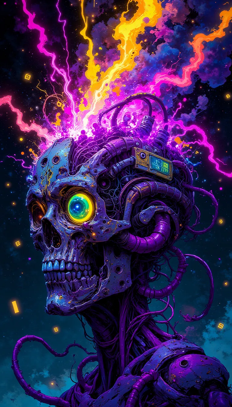 AI Art by Artificial Alien Intelligence | Dopamine Girl