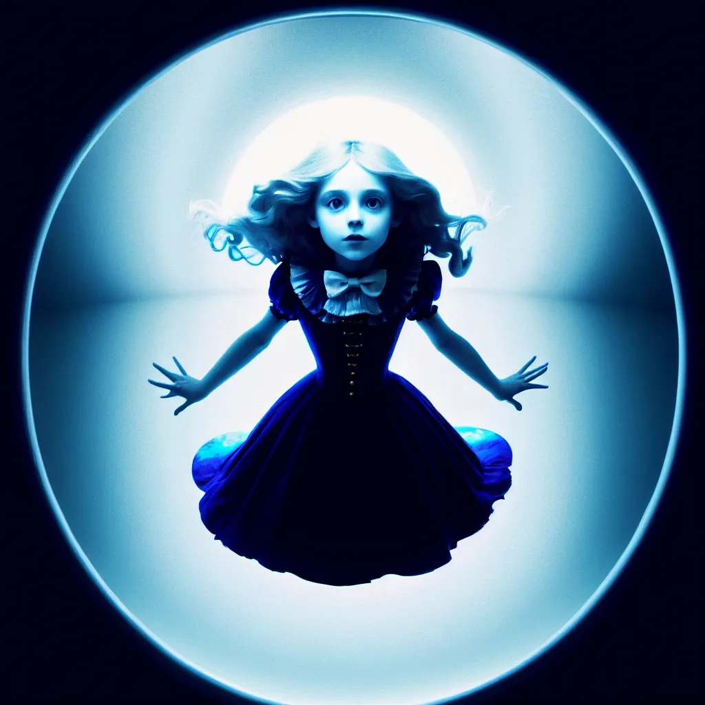 Dopamine Girl A Photograph Of Alice In Wonderland Floating Downward