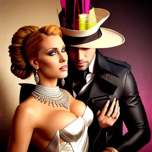 Portrait of Justin and Catherine, beauty, hot, match the inspiration image