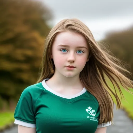 A beautiful Irish teenager