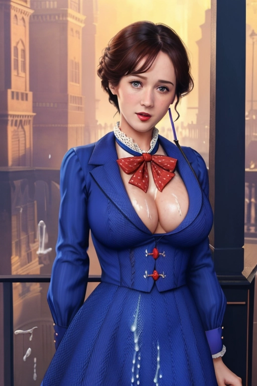 mary poppins, photo, ((((fuck my pussy)))), (nice face), (outfit:1.5), 8k, UHD, ((breasts:1.1)), ((cum:1.4)), ((perfect)),