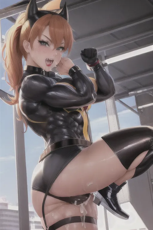 Fit and muscular batgirl assfucked, dpmg_face_cum_v1,