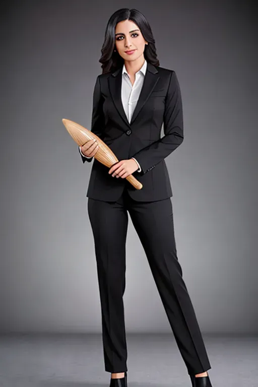a professional photo of, woman in black suit, full body, standing on nar shadaa, holding a shemale, hyper realistic, professional lighting