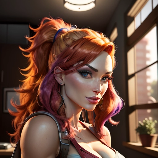 AI Art by OLIVE BELLSPROUT | Dopamine Girl