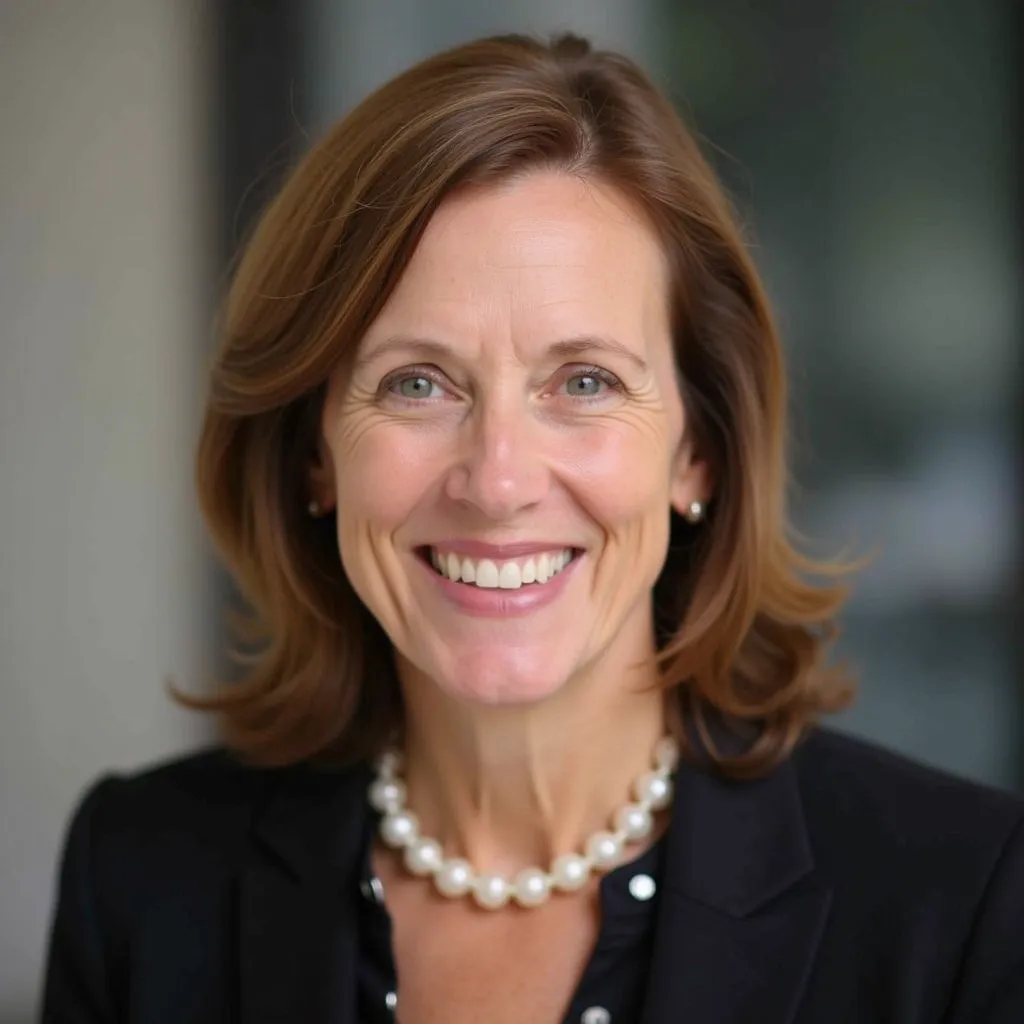 A photograph, of Kathleen Kennedy
