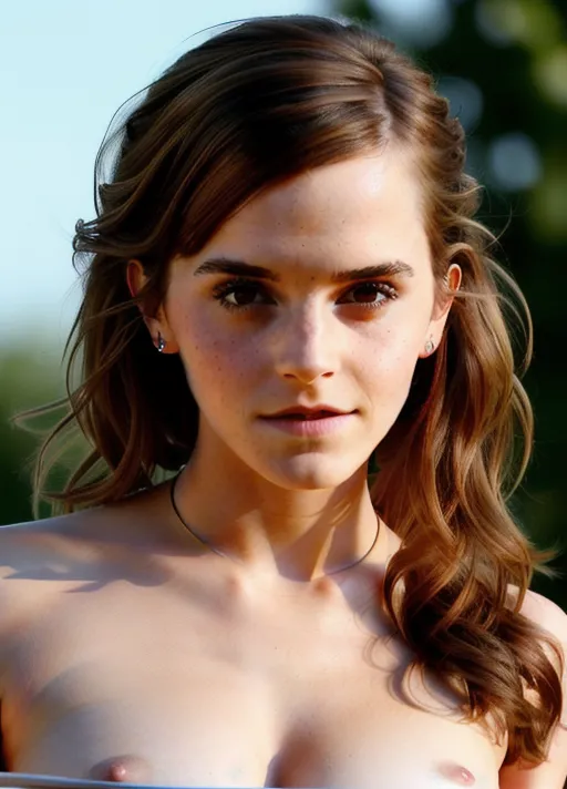 ((Emma Watson))), (((big breasts))), masterpiece, best quality, highly detailed, Emma Watson, (((big boobs))),((detailed hair features)), long wavy hair, sexy smile, ((detailed facial features)),((detailed body features)),((detailed arms features)),(textured skin),((beautiful lips)),((highly detailed)),((high resolution photo shot)), (((erotic shot))),