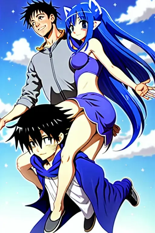 Wendy Marvell being carried over the shoulder by a mysterious man who has his hand on her ass - She is being kidnapped