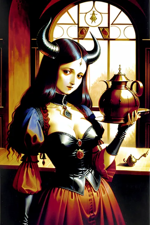 demoness,albrecht durer,dantes inferno,heironymous bosch,boticcelli,albrecht durer