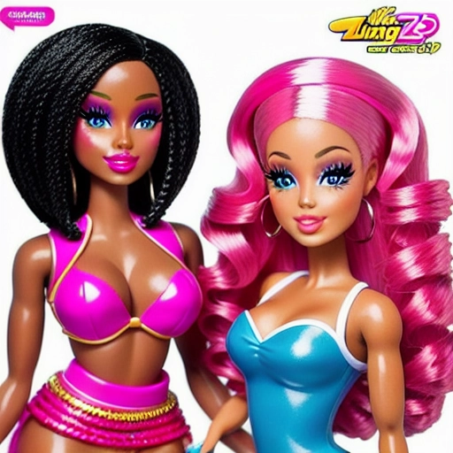 swinger party flyer, theme is national barbie day, interracial, fun, party, pretty people, skinny, thick