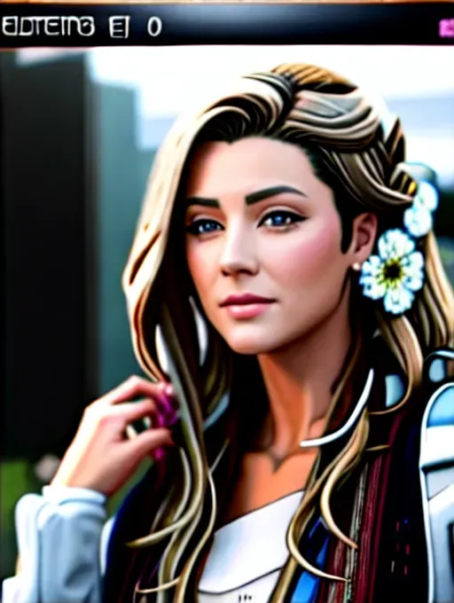 ((Blonde EleanorC))
Photo realistic 1-to-1