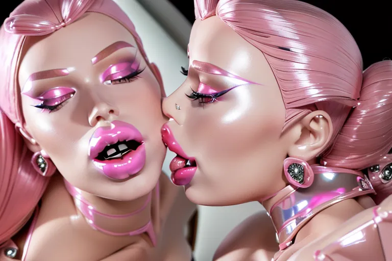 high detail photography of beautiful barbie french maid, (outfit), with big lips (((8K face))), (((perfect anatomic head))), (((perfect anatomic face))), perfectly placed green eyes, big red lips, thick mouth, skinny figure, ((perfect female anatomy)), seductive, 8K, high resolution, dynamic scene, (((full body visible))), (((she wears pink high heel stiletto pumps))), (((perfect anatomic face))), beautiful face, cutie, doll, shiny look corset, bustier, harness, front look, pronounced camel toe, pink and black, brothel room, diamonds, mirror on the wall, candles, bed with satin sheets, (((perfect female body))), ((perfect body anatomy))